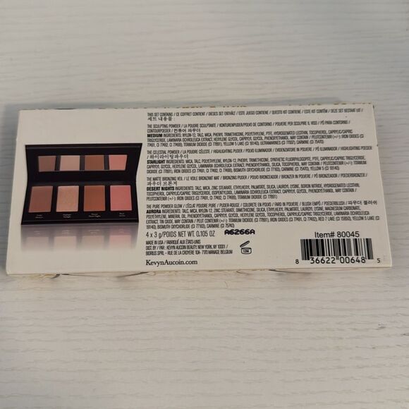 Kevyn Aucoin The Contour Palette 4 in 1 Face Essentials New Makeup Sephora - Picture 2 of 2
